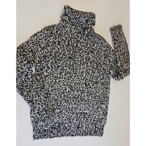 Vintage The Limited S Heavy Chunky Knit Angora Lambswool Marled Turtleneck Sweat
